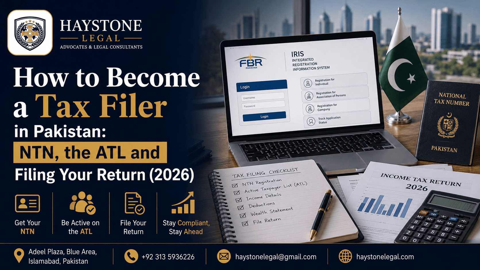 How to Become a Tax Filer in Pakistan: NTN, the ATL and Filing Your Return (2026)